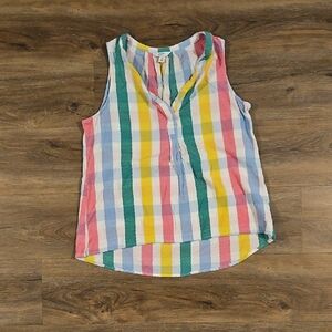 Crown & Ivy Multicolor Textured Top